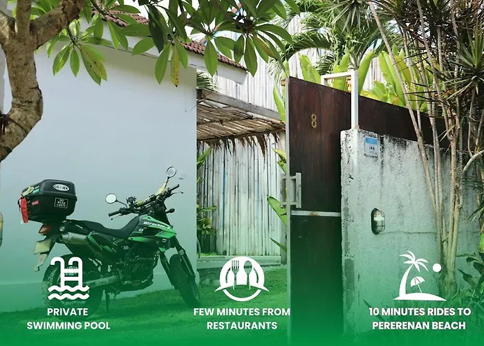 Private Pool Villa, Garden And Parking Near Canggu Вилла